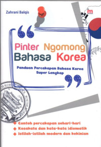 Image of PINTAR NGOMONG BAHASA KOREA