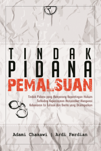 Image of TINDAK PIDANA PEMALSUAN