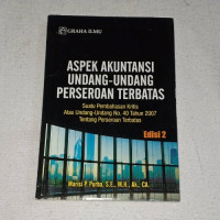 Image of ASPEK AKUNTANSI UNDANG-UNDANG PERSEROAN TERBATAS